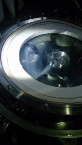 遠心分離機のテスト機